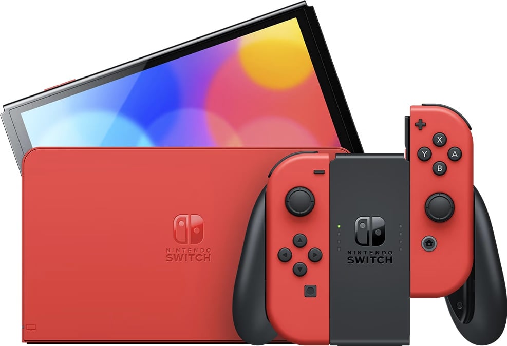 Игровая приставка Nintendo Switch OLED 64GB (Mario Red Edition) (AZ)