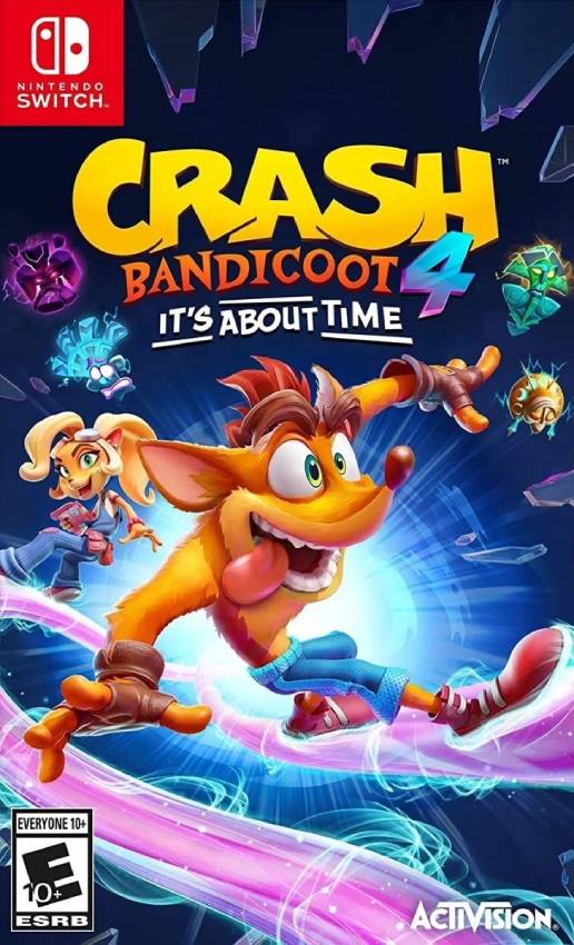 Игра Crash Bandicoot 4: Это Вопрос Времени (It’s About Time) (Nintendo Switch, русская версия)