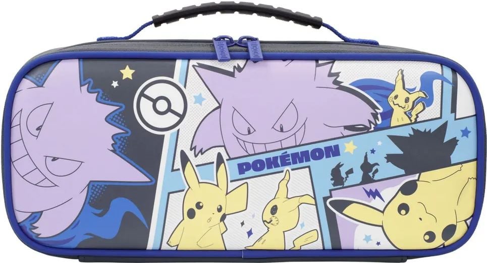 Чехол Hori Cargo Pouch Compact (Pikachu, Gengar  Mimikyu) для Switch (NSW-412U)