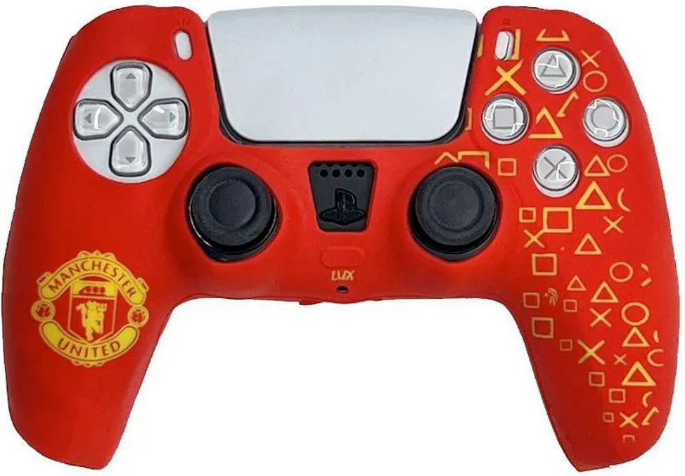 Силиконовый чехол для геймпада Sony DualSense (FC Manchester United)