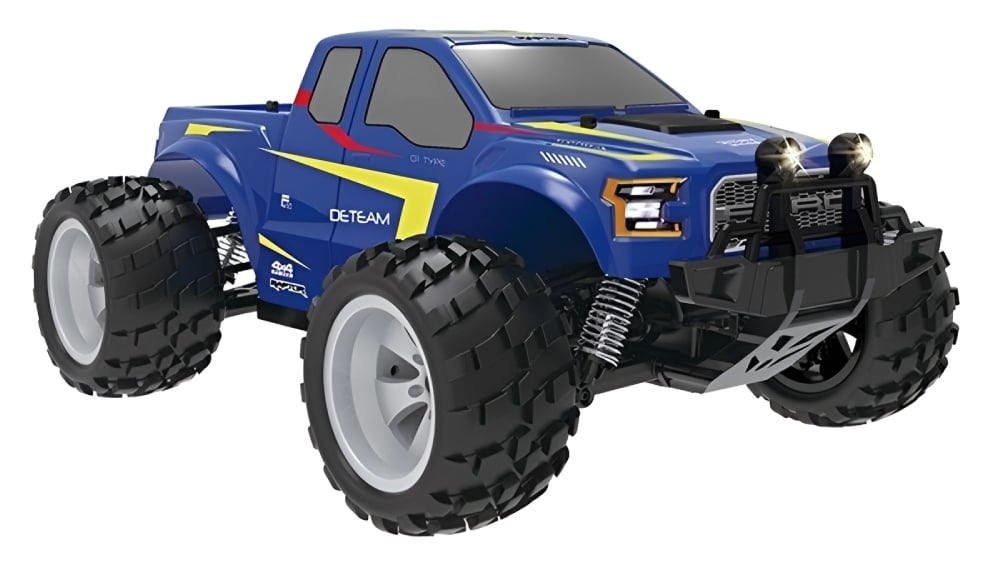 Радиоуправляемый монстр Double Eagle Ford F-150 Raptor (синий) 1:18 4WD 2.4G RTR