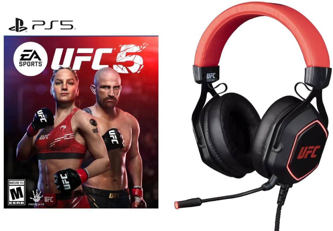 ИгроПак Konix для PS5: EA Sports UFC 5 + гарнитура