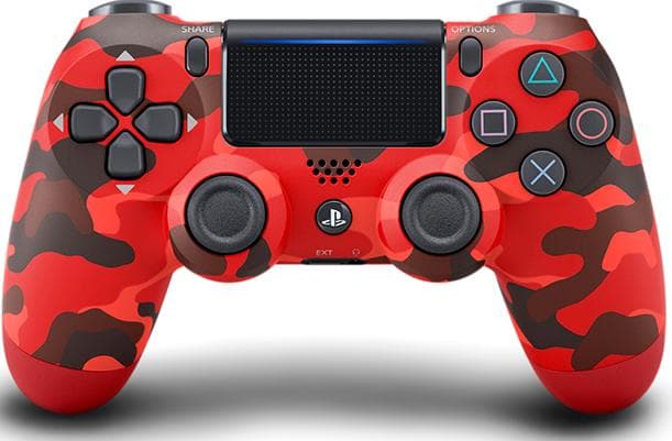 Геймпад Sony DualShock 4 V2 Red Camouflage (красный камуфляж)