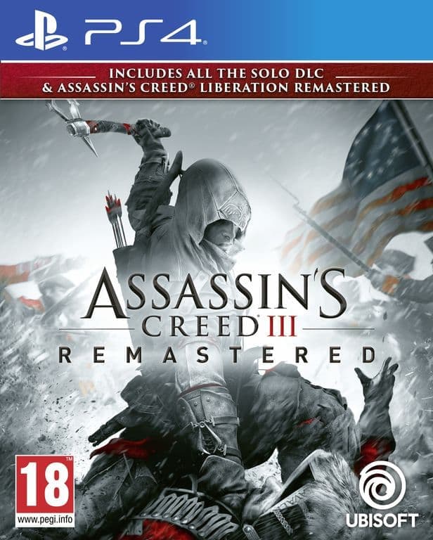 Игра Assassin’s Creed III Обновленная версия (PS4, русская версия)