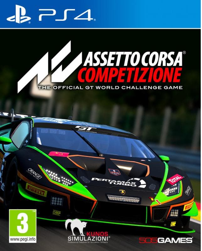 Игра Assetto Corsa Competizione (PS4, русские субтитры)