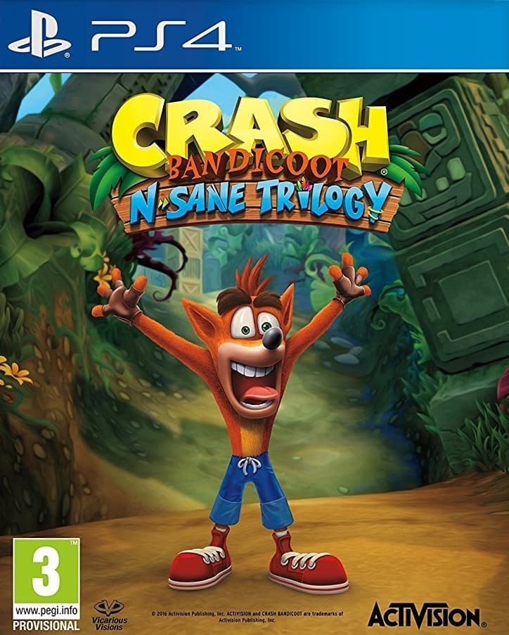 Игра Crash Bandicoot N-Sane Trilogy (PS4)