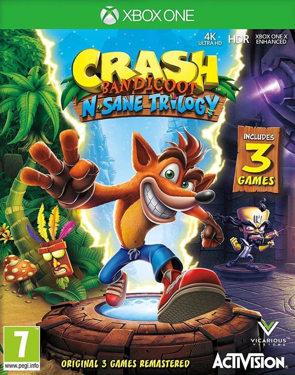 Игра Crash Bandicoot N-Sane Trilogy (XBOX One)