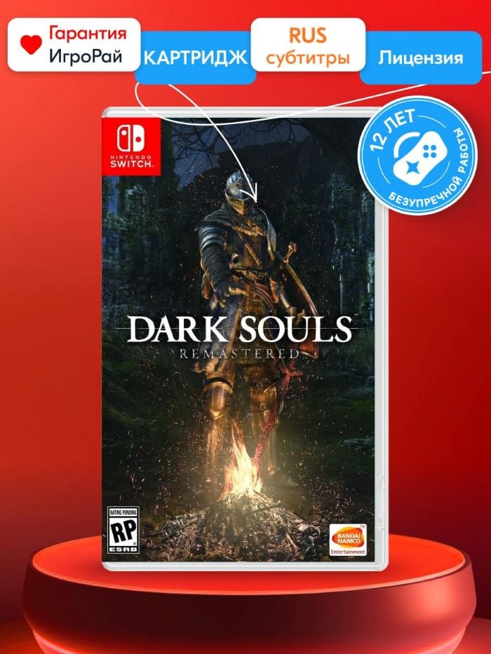 Игра Dark Souls: Remastered (Nintendo Switch, русская версия)