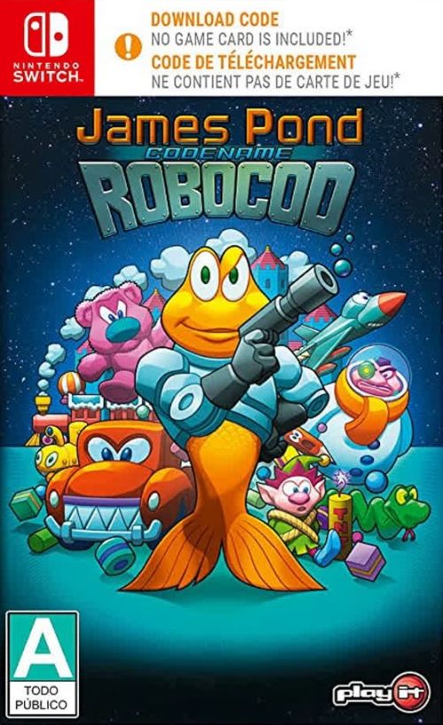 Игра James Pond Codename Robocod (код загрузки) (Nintendo Switch)