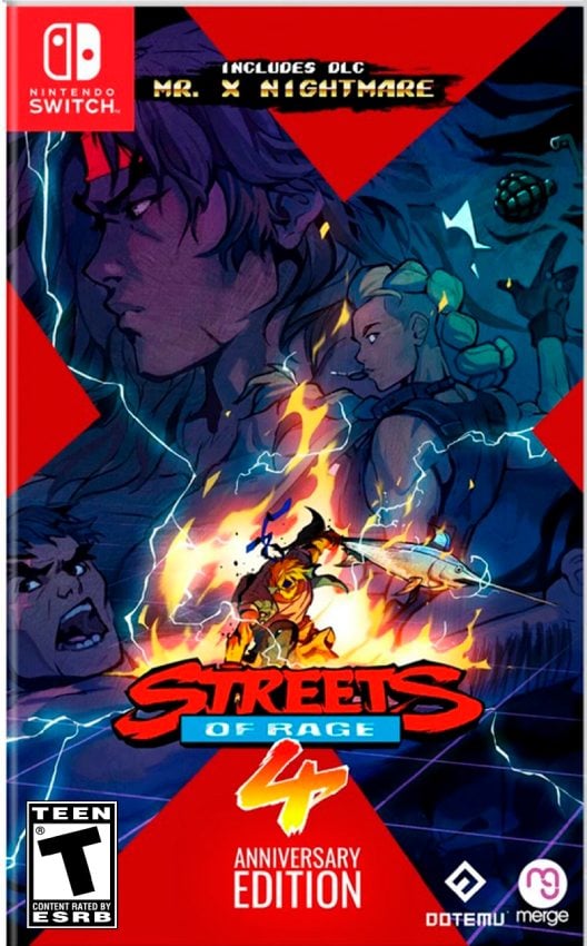 Игра Streets of Rage 4 Anniversary Edition (Nintendo Switch, русские субтитры)