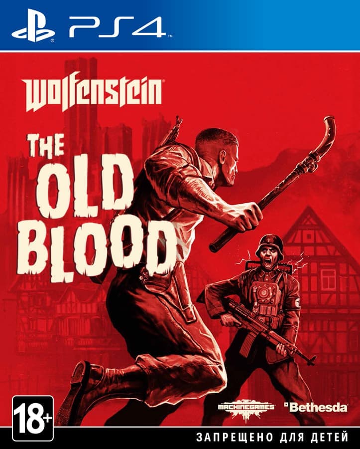 Игра Wolfenstein: The Old Blood (PS4, русская версия)