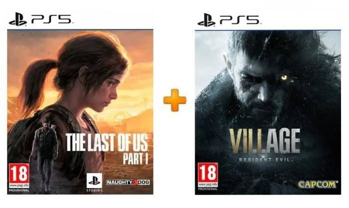 ИгроПак для PS5: Last of Us Part I + Resident Evil Village