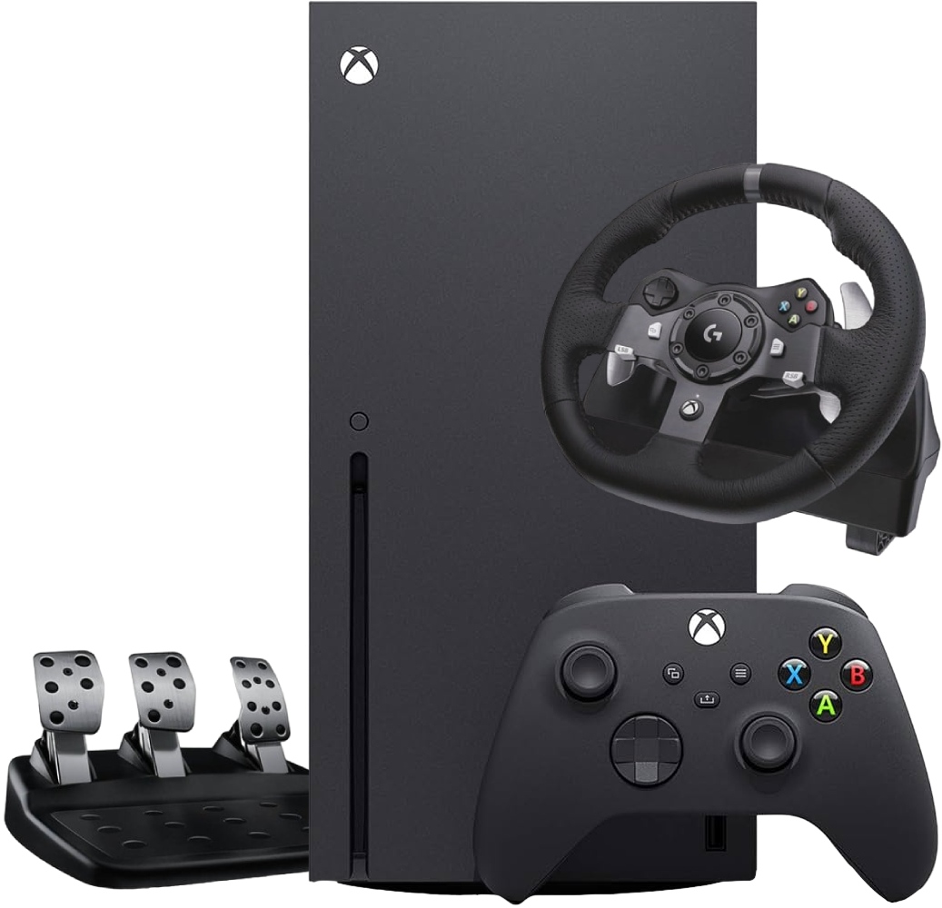 Microsoft XBOX Series X + руль Logitech G920 Driving Force