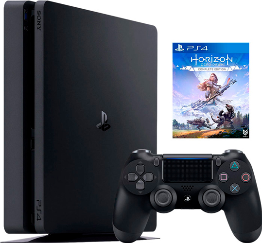 Sony PlayStation 4 Slim (500GB) (CUH-2200A)(AZ) + игра Horizon Zero Dawn Complete Edition