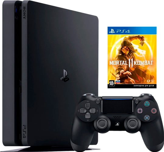 Sony PlayStation 4 Slim (500GB) (CUH-2200A)(AZ) + игра Mortal Kombat 11