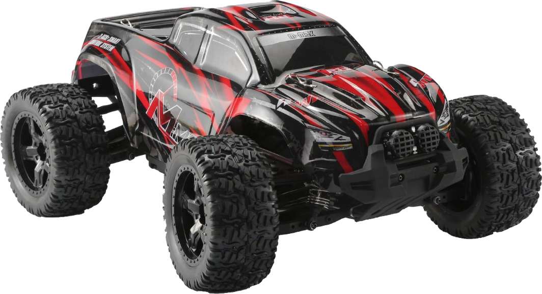 Радиоуправляемая модель монстр Remo Hobby MMAX Brushless (красный) 1к10 (RH1035-RED)