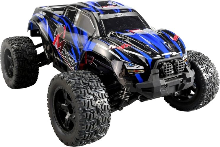 Радиоуправляемая модель монстр Remo Hobby MMAX Brushless UPGRADE (синий) 1к10 (RH1035UPG-BLUE)