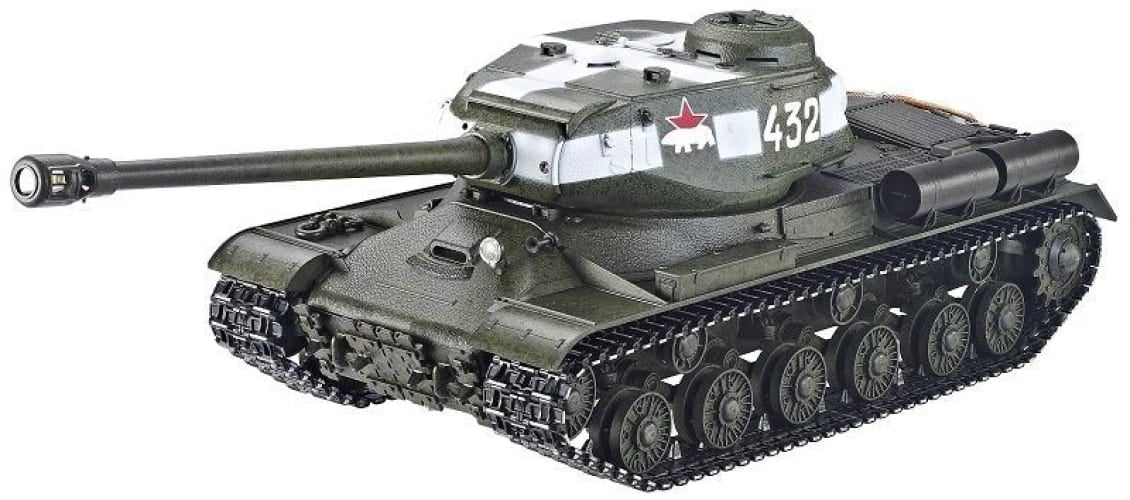 Р/У танк Taigen 1/16 ИС-2 модель 1944 (СССР) дым (для ИК боя) V3 2.4G RTR, TGIS3928-B1-3.0