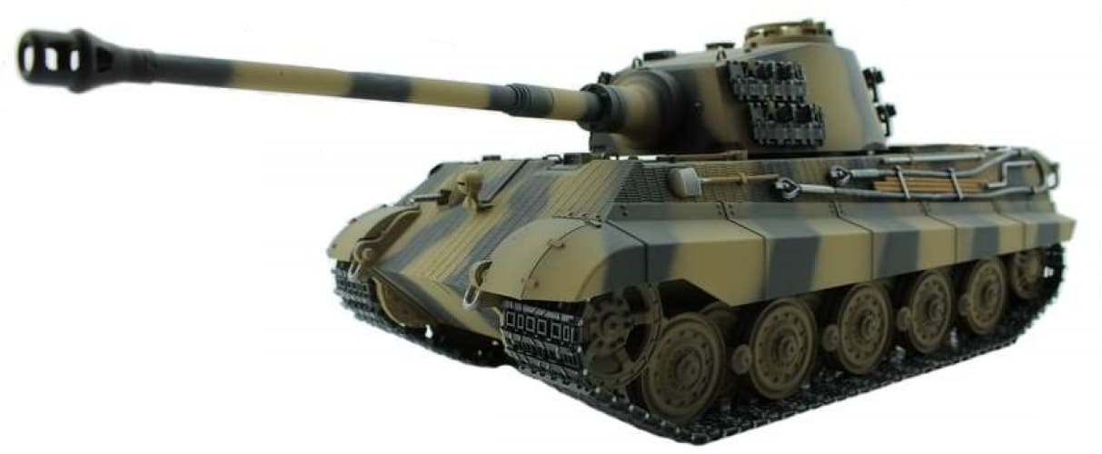 Радиоуправляемый танк Torro King Tiger 1/16, ВВ-пушка, дым, деревянная коробка V3.0 2.4G RTR, TR11709-CA-3.0