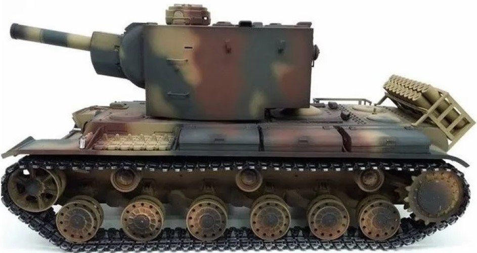 Радиоуправляемый танк Torro KV-2 1/16 зеленый, ИК-пушка (для ИК боя) V3.0 2.4G RTR, TR1212438786-3.0