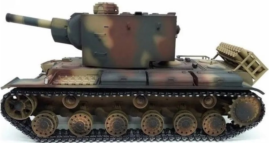 Радиоуправляемый танк Torro KV-2 1/16 зеленый, ВВ-пушка V3.0 2.4G RTR, TR1212438785-3.0